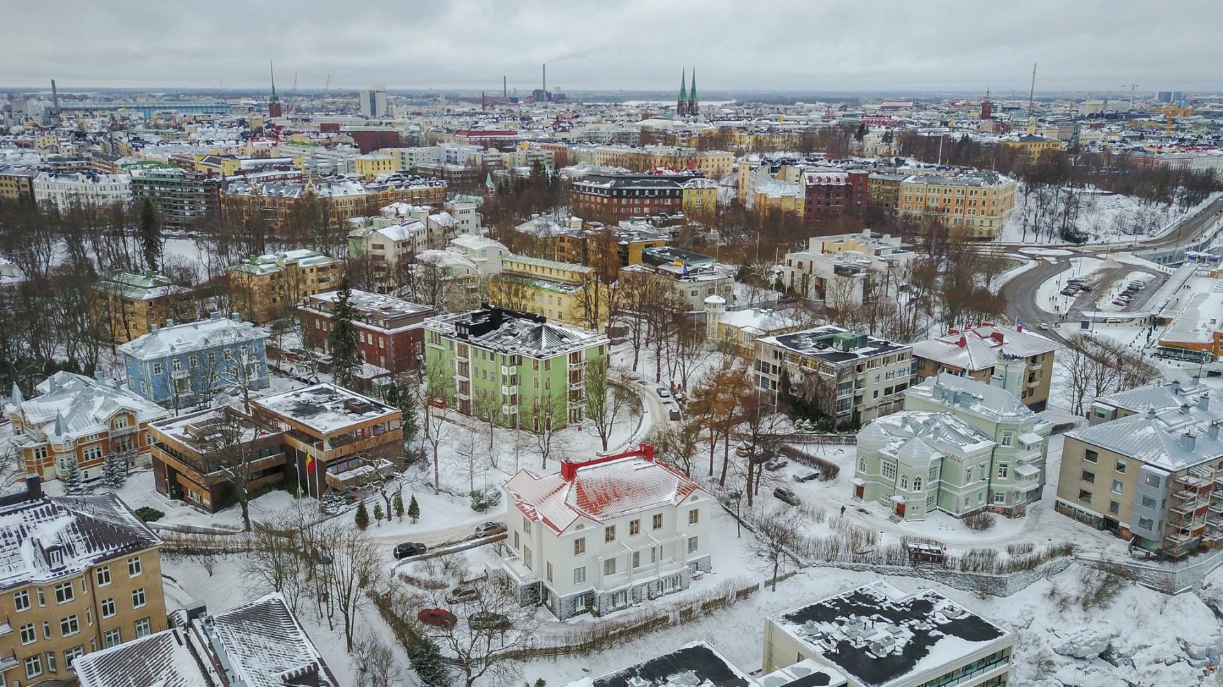 Kaivopuiston maisemaa